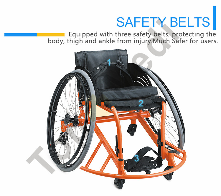 What are the characteristics of sports wheelchairs