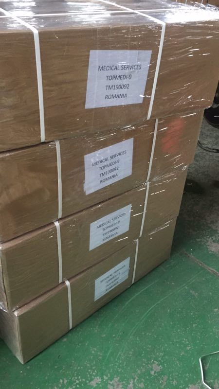 The wheelchairs ordered by Romanian customers have been shipped