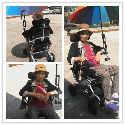 High-tech wheelchair products bring convenience to Wufu elderly