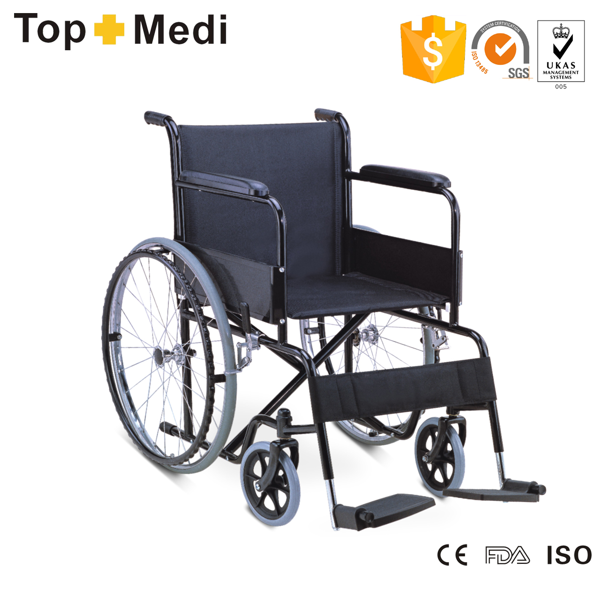TSW875 Steel Wheelchair