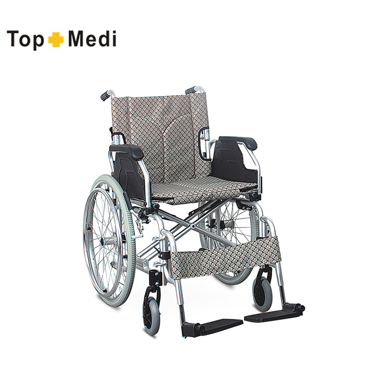 How to fold a portable folding wheelchair
