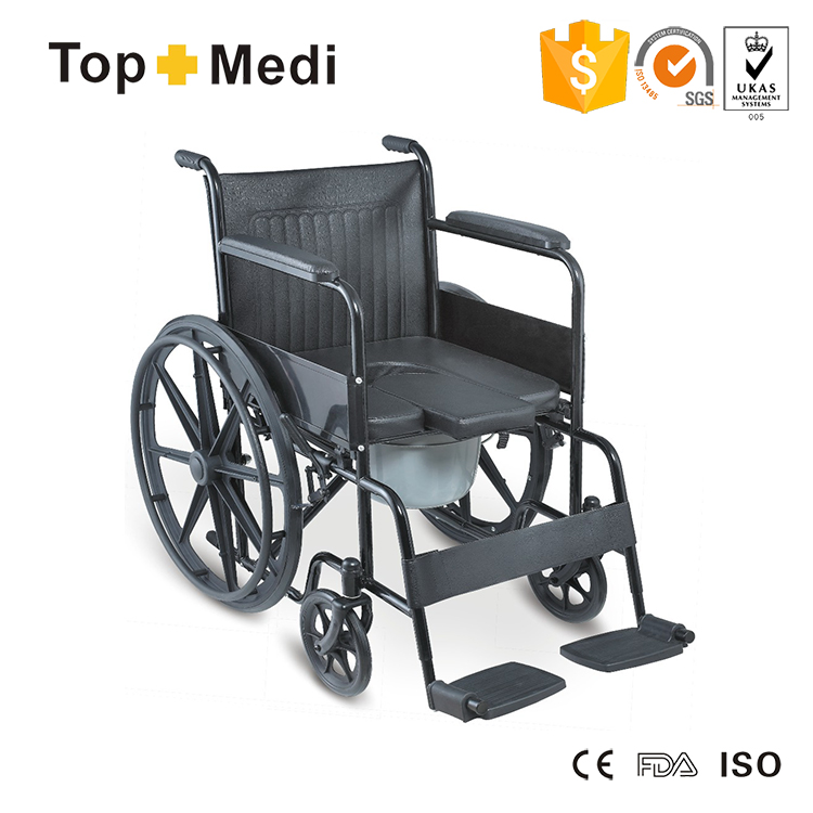 TCM609BU Commode Wheelchair