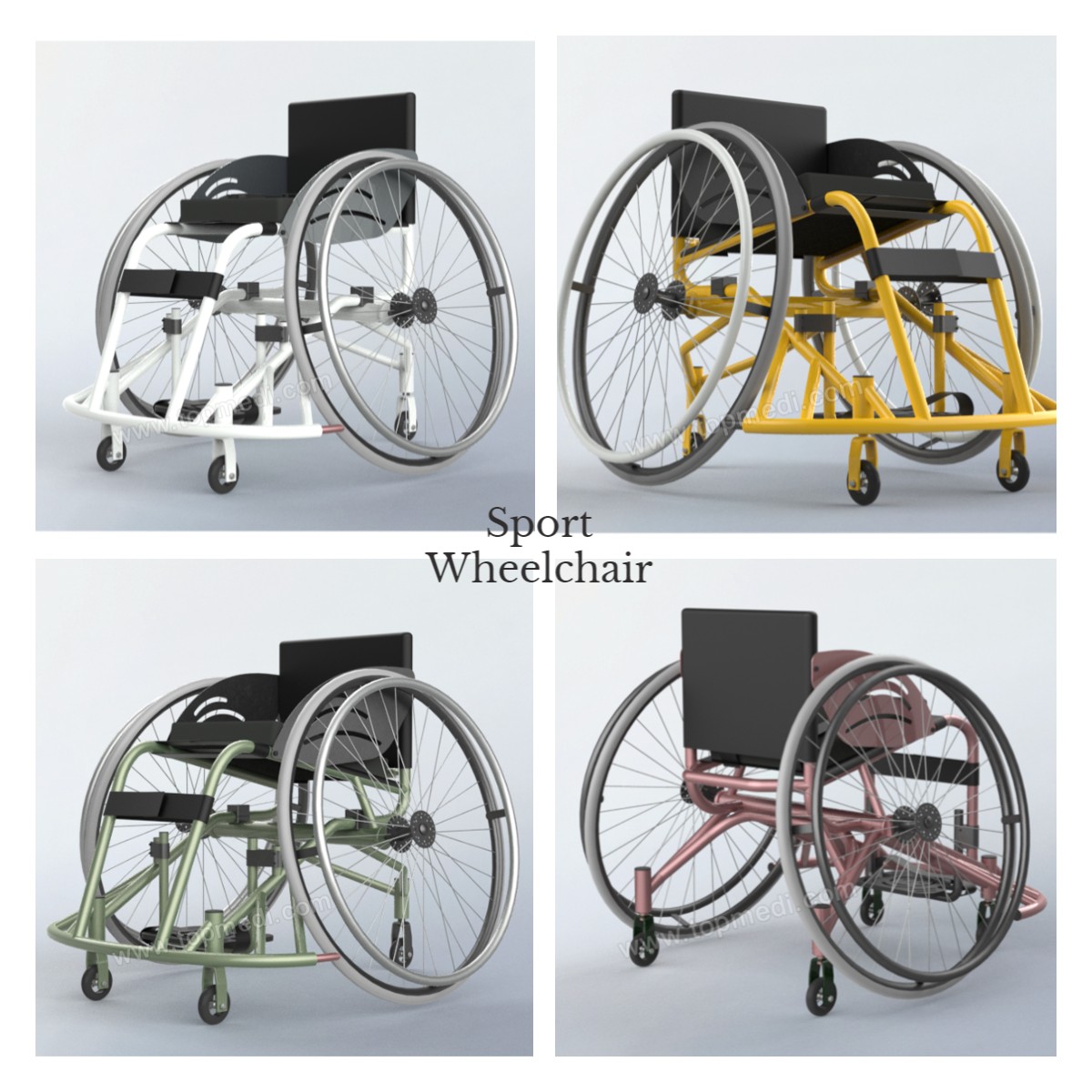 Custom basketball wheelchairs for different player positions