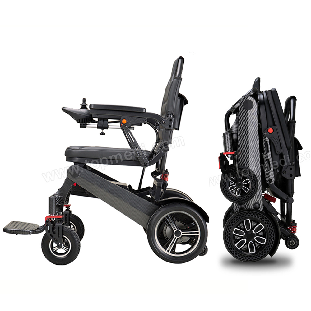 TEW007 carbon fiber electric wheelchair offers you maximum comfort and experience