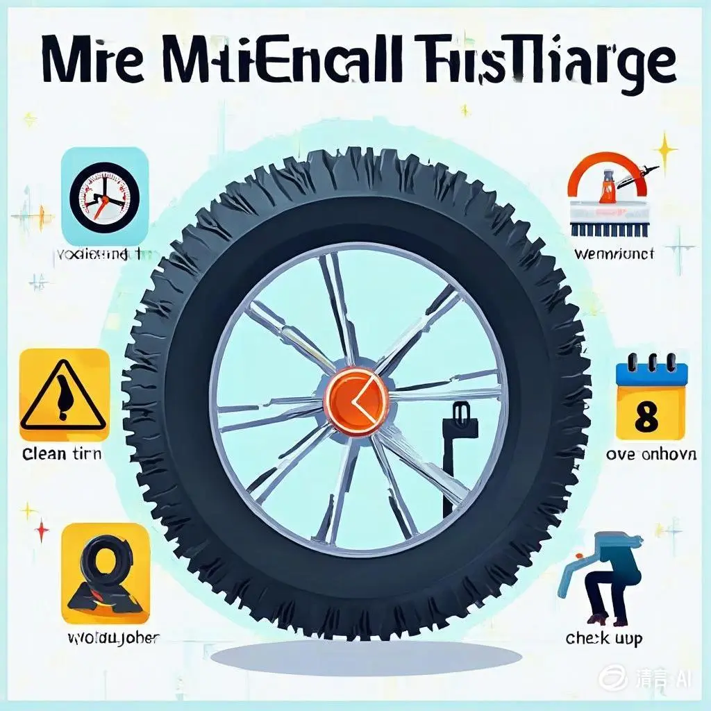 Wheelchair tire maintenance: maintaining good grip is the first step to safe travel