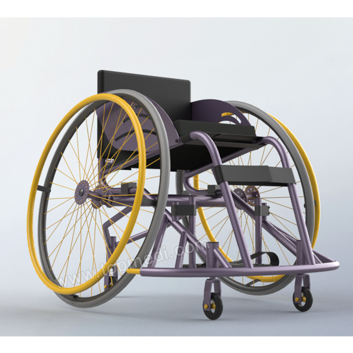 Hand wheels and push handles for wheelchairs
