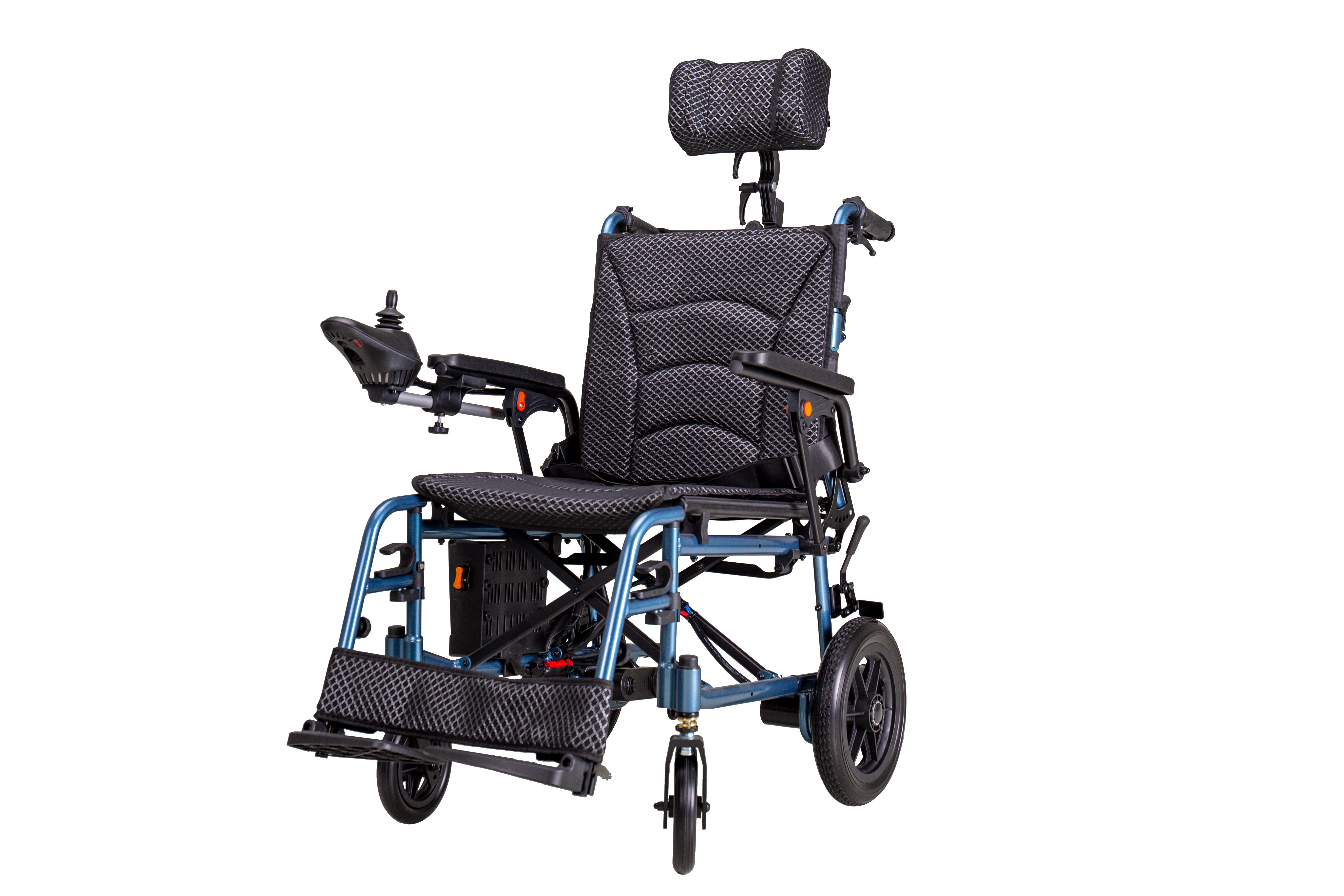 Topmedi TEW111AB Lightweight Folding Electric Wheelchair